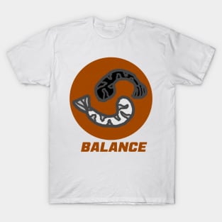 Yin-Yang Tiger Shrimp T-Shirt